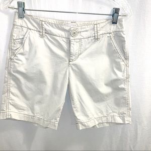 American Eagle Tan Midi Bermuda Shorts